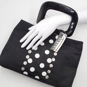 Tiannl Black & White Handbag NWT